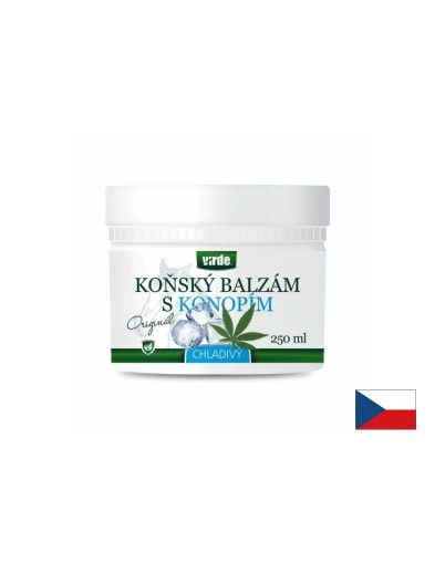 Охлаждащ конски балсам с конопено масло за стави и муслули х 250 мл VIRDE