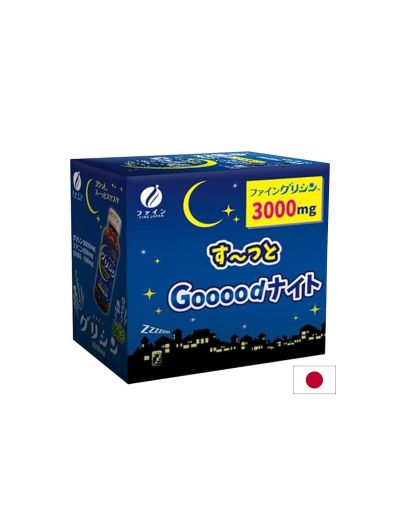 Глицин, Л-теанин и ГАБА при безсъние х 6 течни флакона Fine Japan | Glycine, L-Theanine & GABA