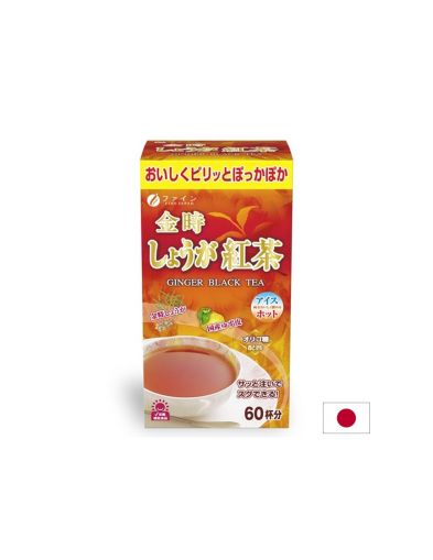 Джинджифил, юзу и черен чай х 60 сашета FINE JAPAN | Ginger, Yuzu & Black tea