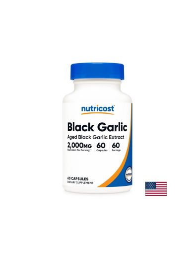 Черен чесън екстракт 80 мг х 60 капсули Nutricost | Black Garlic
