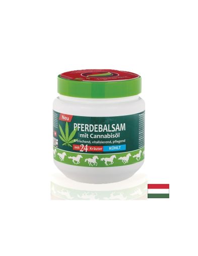 Конски балсам с масло от канабис + 24 билкови екстракта х 500 мл NATURLAND