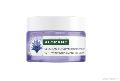 КЛОРАН Хидратиращ гел-крем за лице със СИНЯ МЕТЛИЧИНА х 50 мл | KLORANE Bleuet