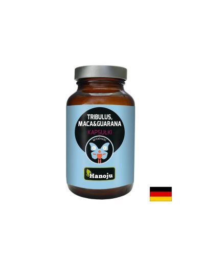Трибулус + Мака + Гуарана х 90 капсули HANOJU | Tribulus, Maca & Guarana
