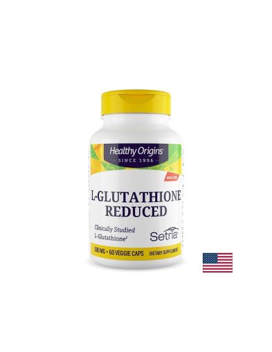 Л-Глутатион редуциран 500 мг х 60 капсули Healthy Origins | L-Glutathione