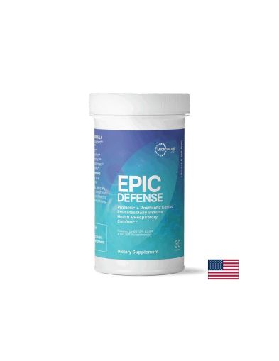 Epic Defense Формула за имунитета и дихателните пътища х 30 капсули MICROBIOM LABS