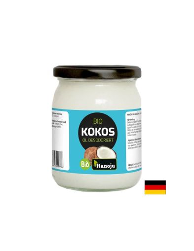 Кокосово масло ( дезодорирано ) х 500 мл HANOJU | Coconut Oil