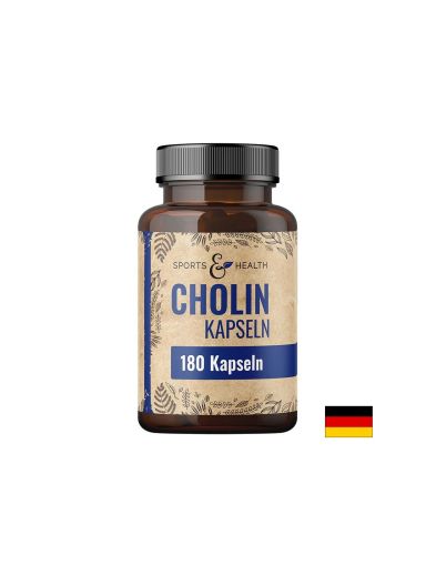 Холин 250 мг х 180 капсули Sports & Health Solutions | Choline