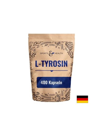 Л-Тирозин 500 мг х 400 капсули Sports & Health Solutions | L-Tyrosine