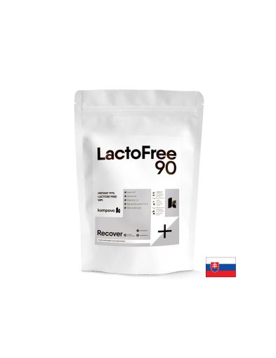 Суроватъчен протеин изолат без лактоза х 500 гр KOMPAVA (шоколад) | LactoFree 90 Protein