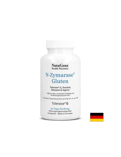 N-Zymarase ® Gluten Eнзимен комплекс при непоносимост към глутен х 90 капсули NATUGENA