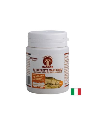 Баобаб екстракт от плодове 750 мг х 60 дъвчащи таблетки AESSERE | Baobab Extract
