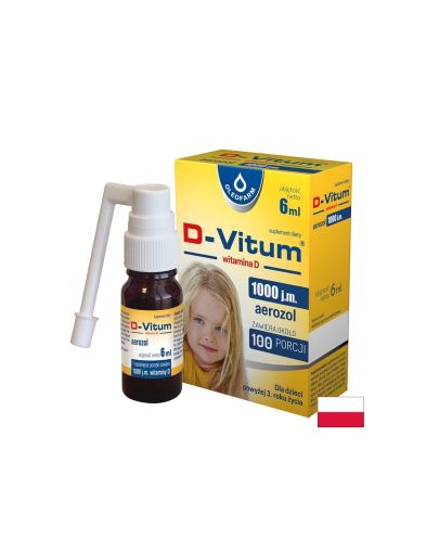 Витамин Д3 1000 IU спрей х 6 мл Oleofarm | Vitamin D3