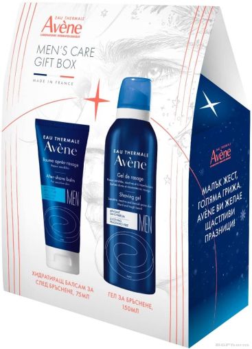 Авен МЕН Гел за бръснене + Aфтършейв балсам ПРОМО КОМПЛЕКТ| Avene Men