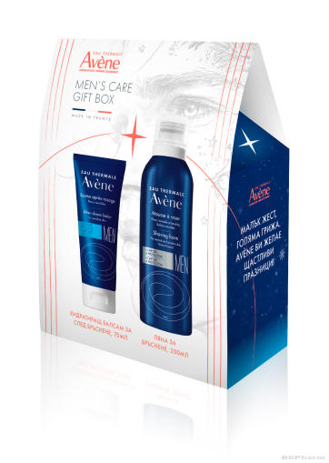 Авен МЕН Пяна за бръснене + Афтършейв балсам ПРОМО КОМПЛЕКТ | Avene Men