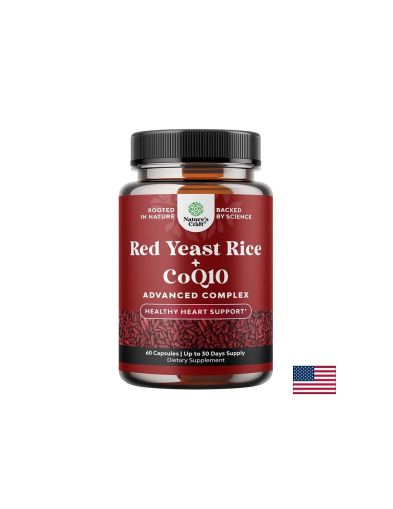 Мая от червен ориз 600 мг + Коензим Q10 50 мг х 60 капсули Nature's Craft