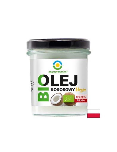 Кокосово масло студено пресовано БИО х 260 мл BIOFOOD | Coconut Oil