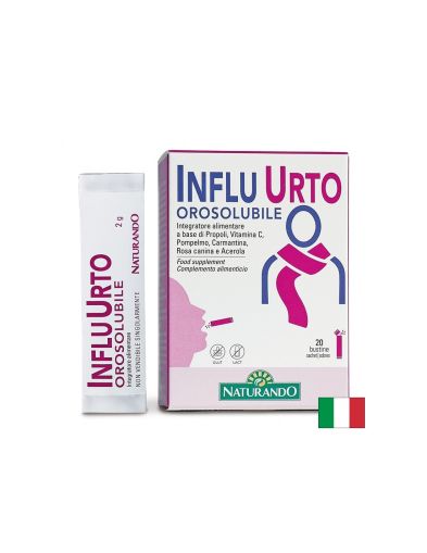 ИНФЛУ УРТО Формула за имунитет х 20 сашета Naturando | Influ Urto