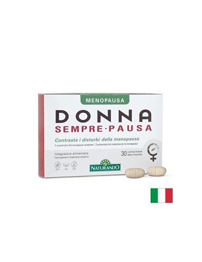 Формула при менопауза със соя и див ям х 30 таблетки Naturando | Donna Sempre Pausa