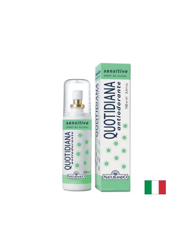 Спрей против изпотяване за чувствителна кожа х 100 мл Naturando | Quotidiana Sensitive Antiodorante