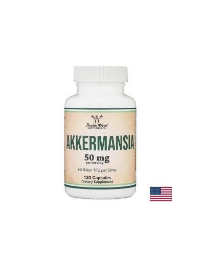 АКЕРМАНСИЯ Пробиотик 5 млрд CFU х 120 капсули Double Wood | Akkermansia