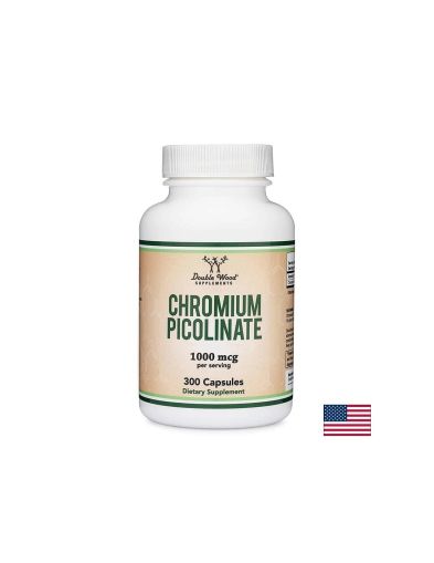 Хром пиколинат 500 мкг х 300 капсули Double Wood | Chromium picolinate