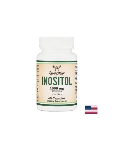 Мио-инозитол 500 мг х 60 капсули Double Wood | Myo-inositol