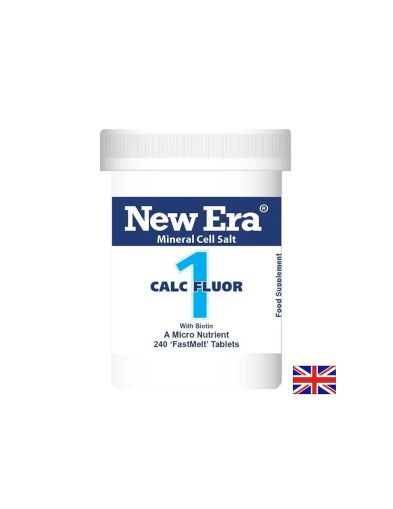 Минерална сол № 1 Калциев флуорид + Биотин за зъбите и устната кухина х 240 бързоразтворими таблетки Power Health