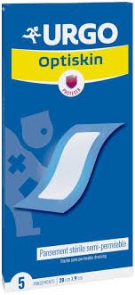 УРГО ОПТИСКИН Водоустойчив пластир 20 / 9 см х 5 броя | URGO Optiskn