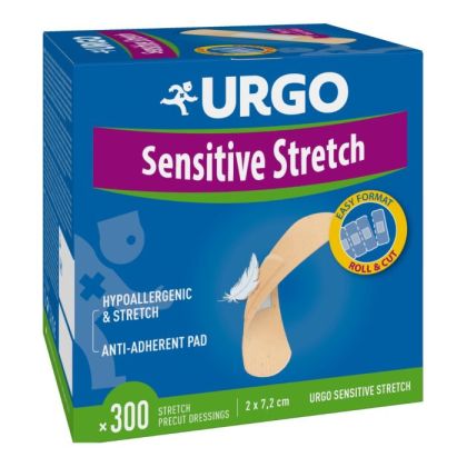 УРГО Мултиразтегаем пластир 20 / 72 мм х 300 броя | URGO Sensitive Stretch