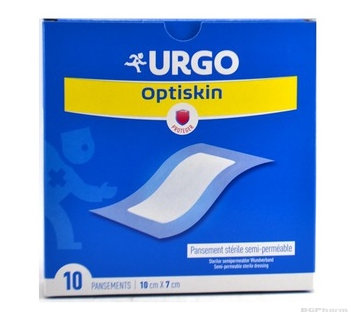 УРГО ОПТИСКИН Водоустойчив пластир 10 / 7 см х 10 броя | URGO Optiskin