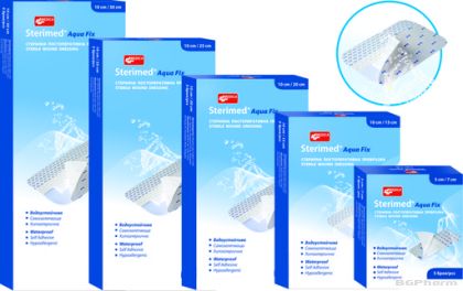СТЕРИМЕД АКВА ФИКС Водоустойчиви пластири х 5 бр, различни размери МЕДИКА | MEDICA Sterimed Aqua Fix