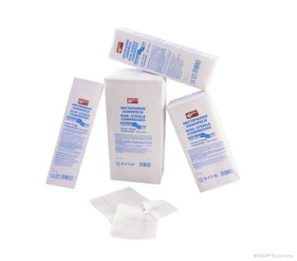 Нестерилни марли 8 дипли размер 5 / 5 см х 100 броя МЕДИКА | MEDICA