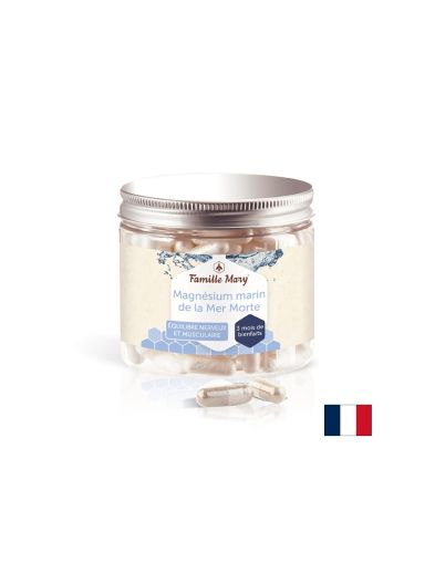 Морски магнезий от Мъртво море х 200 капсули Famille Mary | Marine Magnesium