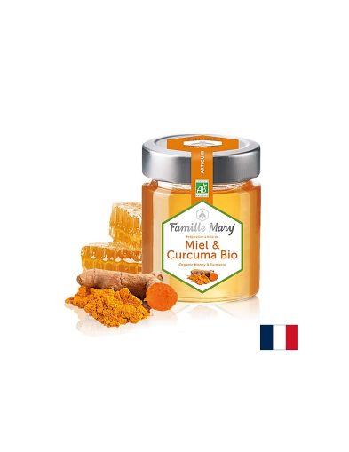 Мед + куркума БИО х 170 гр Famille Mary | Honey & Turmeric