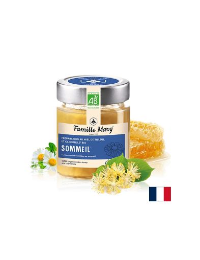 Пчелен мед от липа с лайка БИО x 170 гр Famille Mary | Linden & Chamomille honey