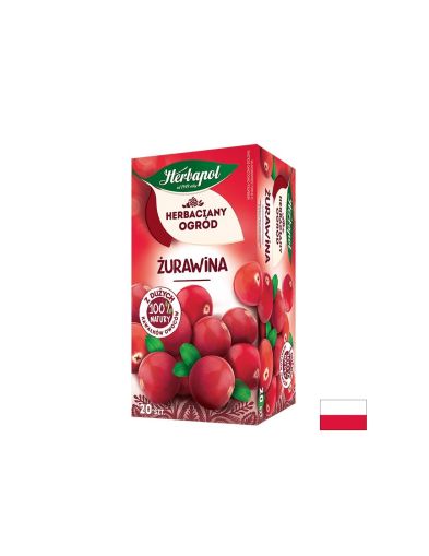 Чай от червена боровинка х 20 филтъра HERBAPOL | Cranberry tea