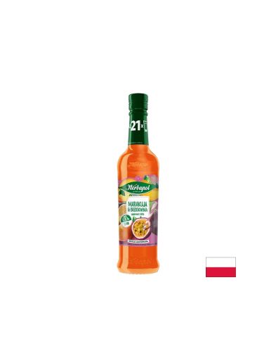 Сироп с маракуя и праскова + Витамини Ц, Д3, Б6 + Цинк х 420 мл HERBAPOL