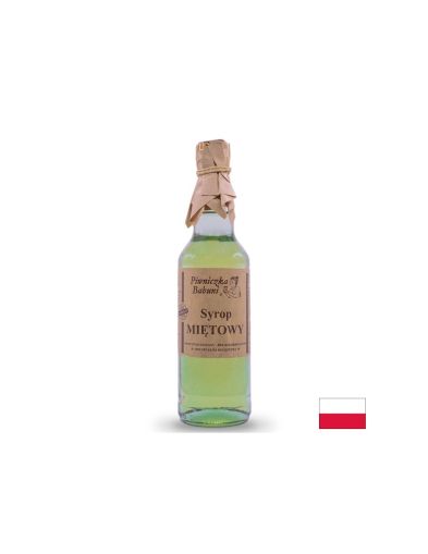 Сироп от мента х 500 мл Piwniczka Babuni | Peppermint syrup