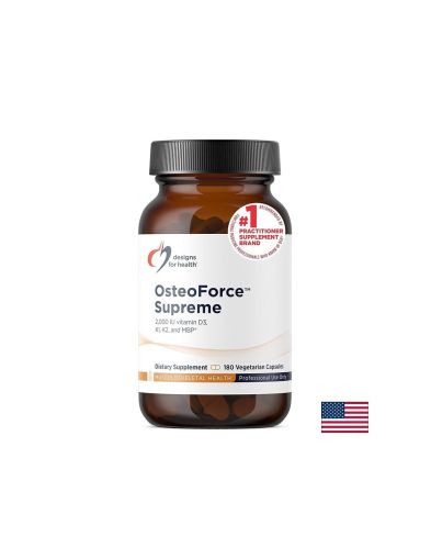 OsteoForce Supreme Формула за костна плътност и минерализация х 180 капсули Designs For Health