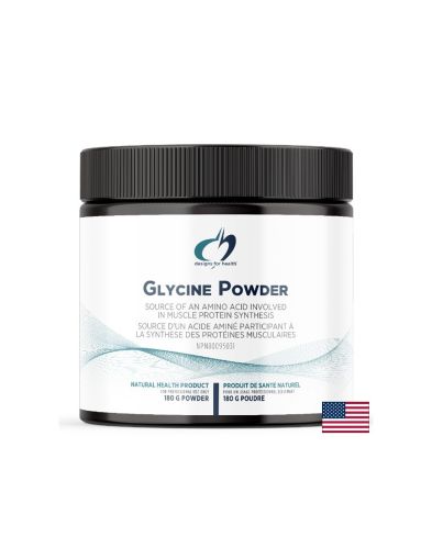 Глицин 3000 мг на прах 180 гр Designs For Health | Glycine