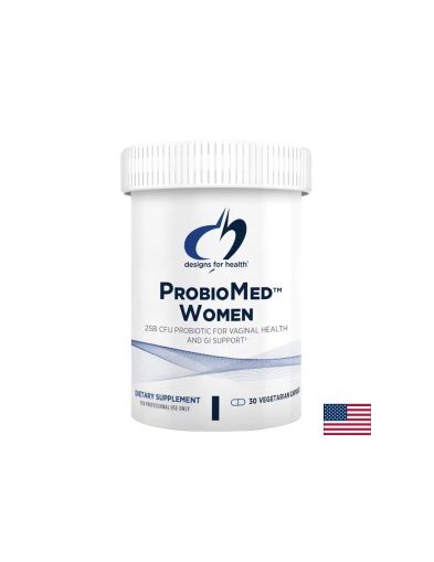ProbioMed Women Пробиотик за жени, 25 млрд CFU, 9 щама х 30 капсули Designs For Health