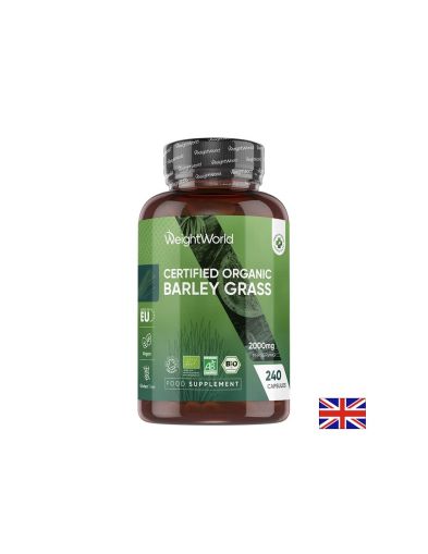 Ечемичена трева БИО 500 мг х 240 капсули Weight World | Barley Grass