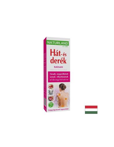 Балсам за гръб и кръст с камфор, ментол и дяволски нокът х 100 мл Naturland