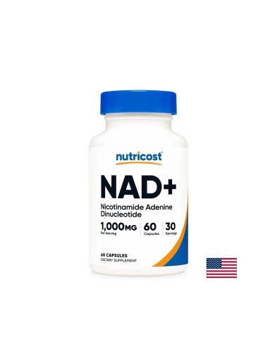 NAD+ ( никотинамид аденин динуклеотид ) 500 мг х 120 капсули Nutricost