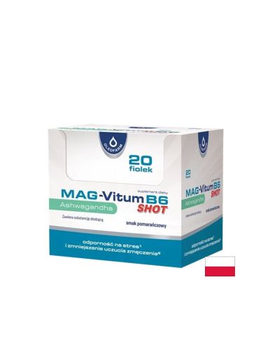 Магнезий бисглицинат + Витамин Б6 и Ашваганда течна формула х 25 флакона Oleofarm