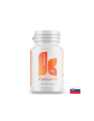 Куркумин 368 мг + Биоперин 2 мг х 60 капсули KOMPAVA | Turmeric & Bioperine