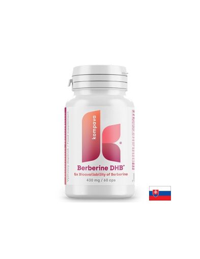 Дихидроберберин + Л-теанин + Хром х 60 капсули KOMPAVA | Dihydroberberine, L-Teanine & Chromium