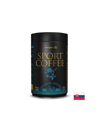 Sport Coffee Разтворима напитка за енергия, електролитен баланс и тонус х 225 гр KOMPAVA