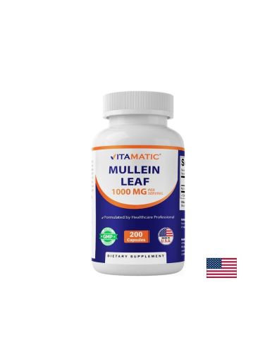 Лопен лист екстракт 333 мг х 200 капсули KOMPAVA | Mullein Leaf