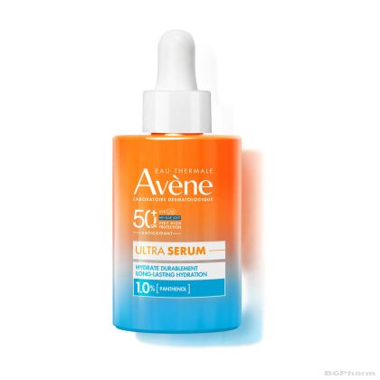 Авен СЪН Слънцезащитен серум за хидратация за лице SPF50 + 30 мл | Avene Sun Ultra Serum